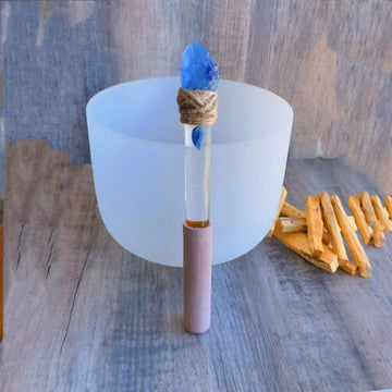 BLUE FLUORITE MALLET