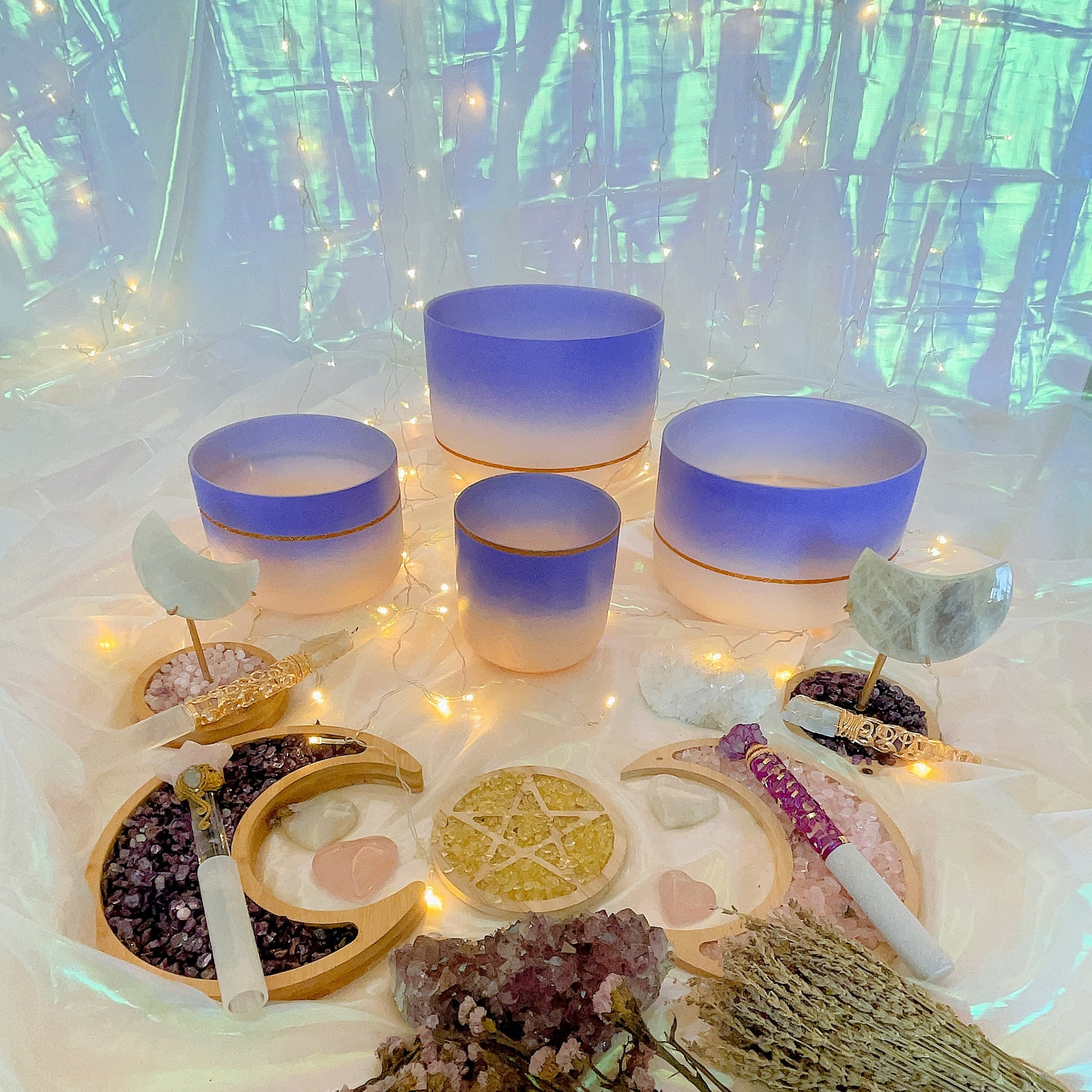 CELESTIAL MOON RITUAL, 4PCS SET (LOVE & MIRACLE FREQUENCY)
