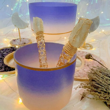 WHITE MOONSTONE GOLD WIRE-WRAPPED MALLET