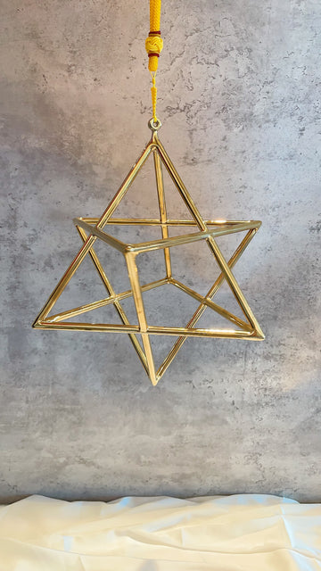 24K GOLD x CRYSTAL MERKABA