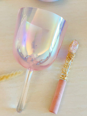 ARCHANGEL CHAMUEL w ROSE QUARTZ MALLET