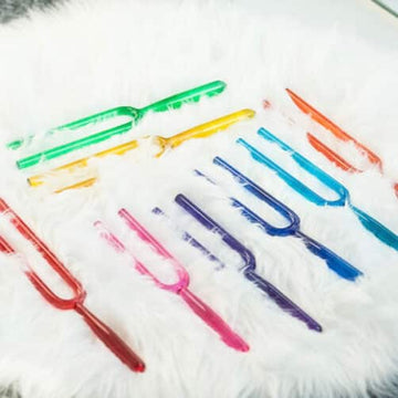 CRYSTAL CHAKRA TUNING FORKS