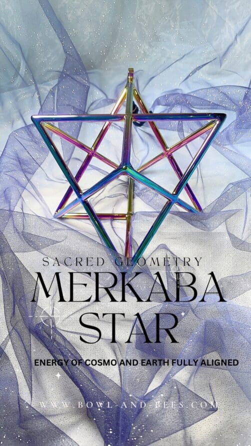 MERKABA CRYSTAL x TITANIUM SINGING STAR