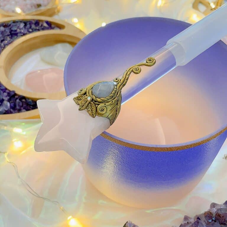 STAR ROSE QUARTZ MALLET