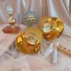 Gold Singing Bowl | Amritsar, 24K Gold Plated | Mediation Singing Bowl Set | Stone Singing Bowl | Best Crystal Singing Bowl